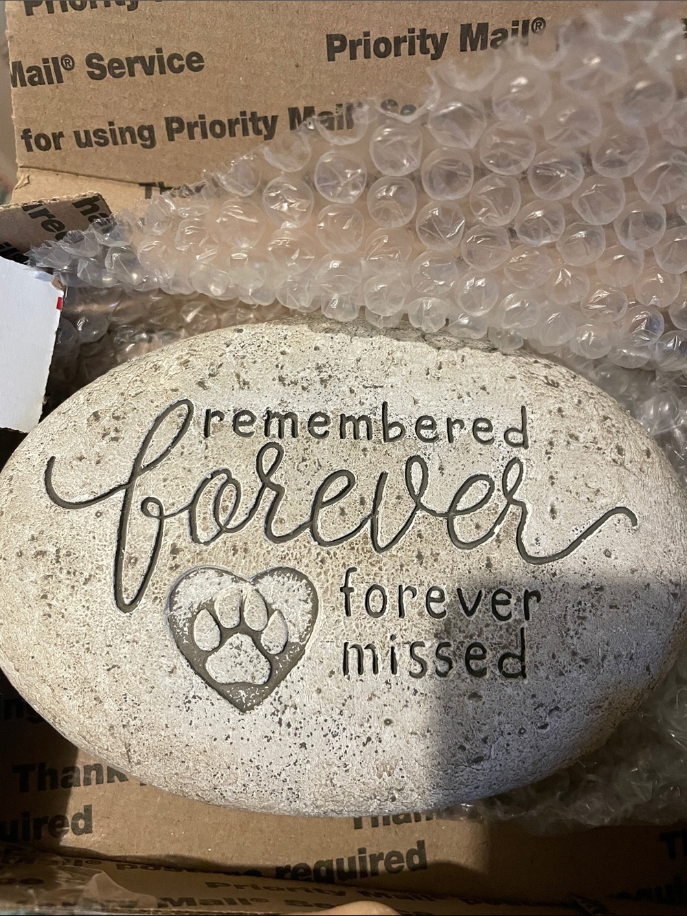 Remembered Forever Memorial Garden Stone Pets
